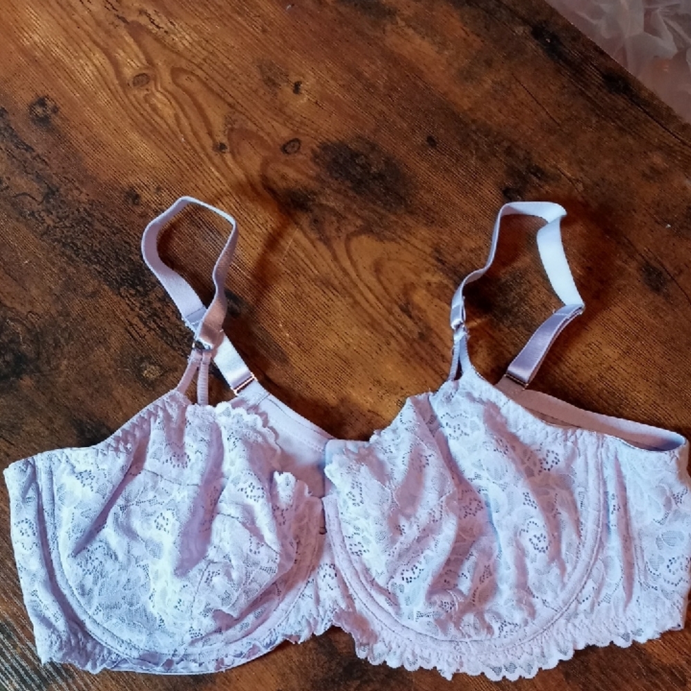 NWOT Sexy Lilac Lace Auden Multiple sizes Feminine unpadded underwire Bra - Picture 1 of 11